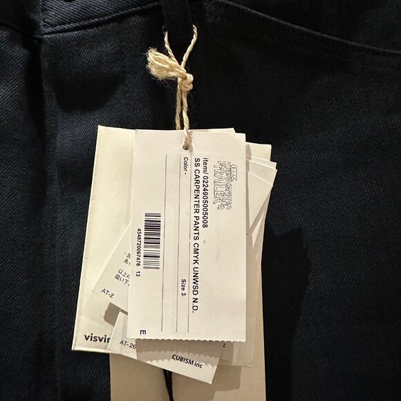 Visvim SS CARPENTER PANTS CMYK UNWSD N.D. - Picture 5 of 9